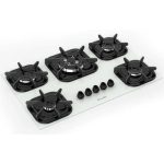 Cooktop Mueller 5 bocas Branco com Queimador Tripla chama e Grade de Ferro Fundido Bivolt - Imagem 2