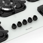 Cooktop Mueller 5 bocas Branco com Queimador Tripla chama e Grade de Ferro Fundido Bivolt - Imagem 4