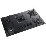 Cooktop a Gás 5 Bocas Itatiaia Essencial, Mesa de Vidro Temperado, Preto, Bivolt - Imagem 2