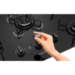 Cooktop a Gás 5 Bocas Itatiaia Essencial, Mesa de Vidro Temperado, Preto, Bivolt - Imagem 4
