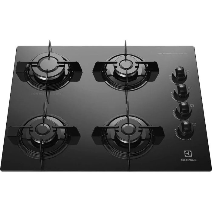 Cooktop à Gás Electrolux KE4GP 4 Bocas e Mesa em Vidro Temperado – Bivolt - Imagem 1