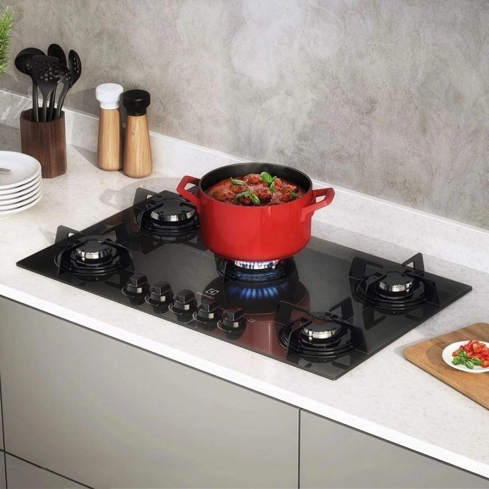 Cooktop à Gás Electrolux KE5GP 5 Bocas e Mesa em Vidro Temperado – Bivolt - Imagem 2