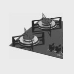 Cooktop a Gás Fischer 5 Bocas com Mesa de Vidro Preto – Bivolt - Imagem 2