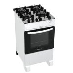 Fogão Atlas Mônaco Top Glass 4 Bocas Branco – Bivolt