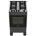 Fogão Atlas Mônaco Top Glass 4 Bocas Preto – Bivolt - Imagem 2