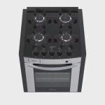 Fogao de Embutir 4 Bocas Gaudi Prisma Vitreo Inox Venax - Imagem 3
