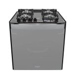 Fogão de Embutir 4 Bocas Preto com Frente Espelhada e Timer Digital Dako Diplomata Grill Style Bivolt - Imagem 3