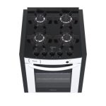 Fogao de Embutir 4 Bocas Venax Gaudi Prisma Vitreo Bl Branco Gas Glp - Imagem 2
