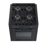 Fogao de Embutir 4 Bocas Venax Gaudi Prisma Vitreo Bl Preto Gas Glp - Imagem 2