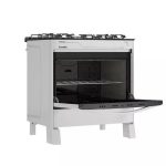 Fogão de Piso Agata Glass 5 Bocas Esmaltec 5090 Branco – Bivolt - Imagem 2