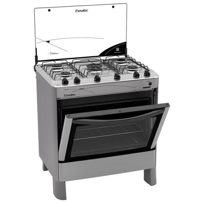Fogão de Piso Esmaltec 5 Bocas Ágata 5062 Inox Bivolt - Imagem 2