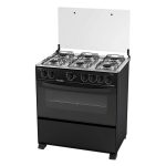 Fogão de Piso Esmaltec 6 Bocas Caribe Preto Bivolt - Imagem 2