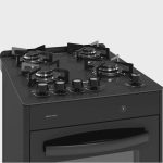 Fogão de Piso Suggar 4 Bocas Mesa de Vidro Neo Max Preto – Bivolt - Imagem 2