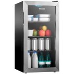 Frigobar Suggar 88L Porta De Vidro 127v Inox – FB8811IX - Imagem 4