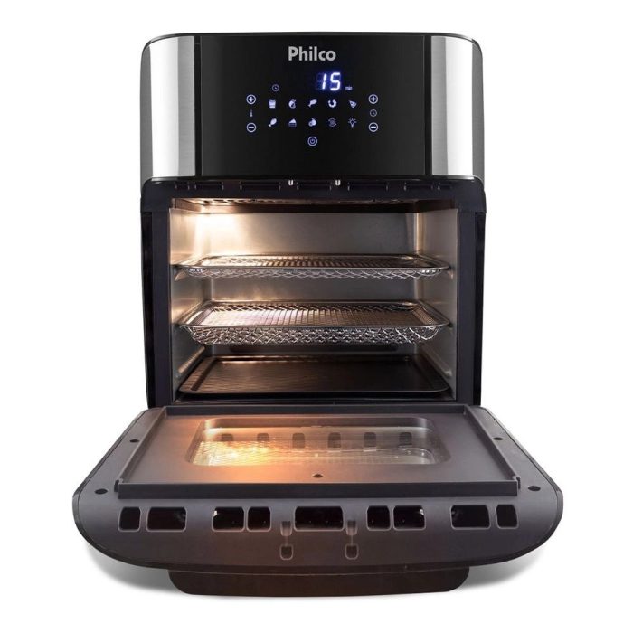Fritadeira Elétrica Air Fry Oven Philco 12 Litros Preto 220V PFR2200P - Imagem 3