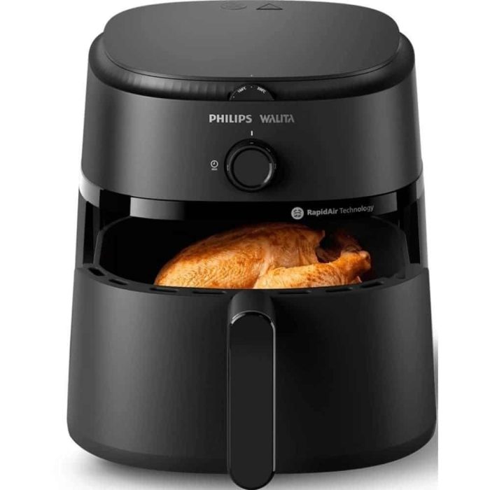 Fritadeira Elétrica Airfryer Philips Walita Série 1000 XL NA13000 1700W Preta 220V - Imagem 2