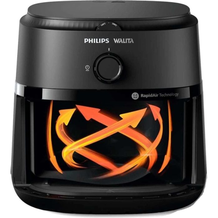Fritadeira Elétrica Airfryer Philips Walita Série 1000 XL NA13000 1700W Preta 220V - Imagem 3