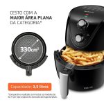 Fritadeira Elétrica sem Óleo Air Fryer Mondial AF-31 New Pratic 3,5L Preta com Timer - Imagem 2