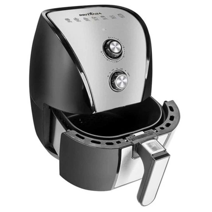 Fritadeira sem Óleo Britânia Air Fryer BFR40PI 5 Litros, 1500W, Preto/Inox - Imagem 4