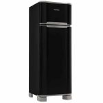GeladeiraRefrigerador Esmaltec 276 Litros, RCD34, Cycle Defrost, 2 Portas, Preto - Imagem 2