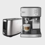Kit Inox Cafeteira Espresso Nova Primalatte e Torradeira Oster