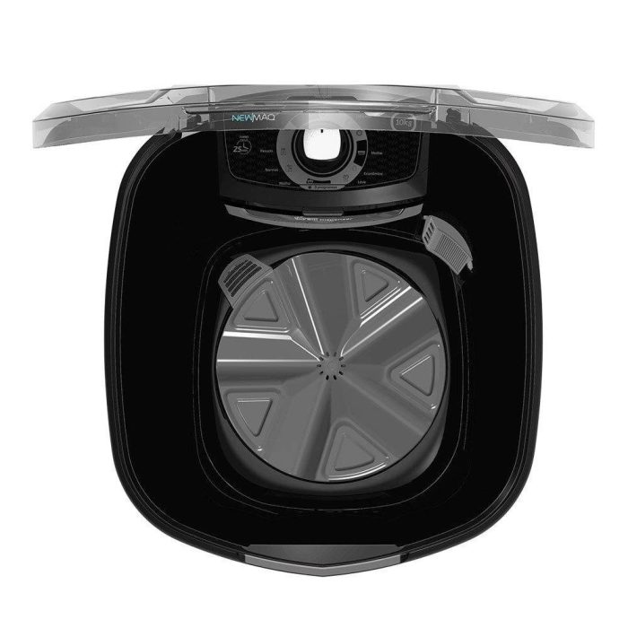 Máquina de Lavar Roupas 10kg Newmaq Semi Automática Preto - Imagem 2