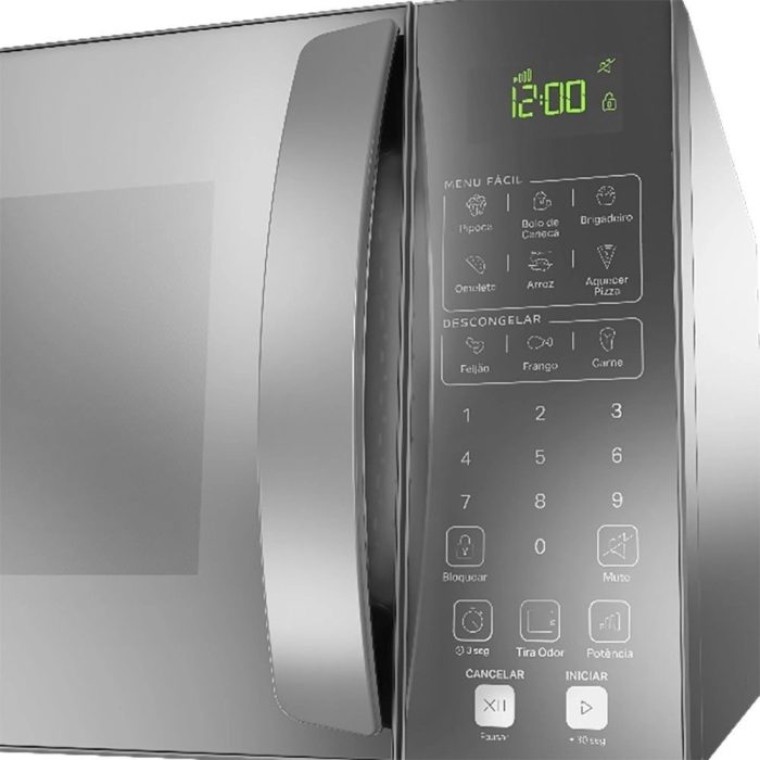 Micro-ondas Consul CMS46 32 Litros Cinza Espelhado com Menu Fácil – 110v - Imagem 4