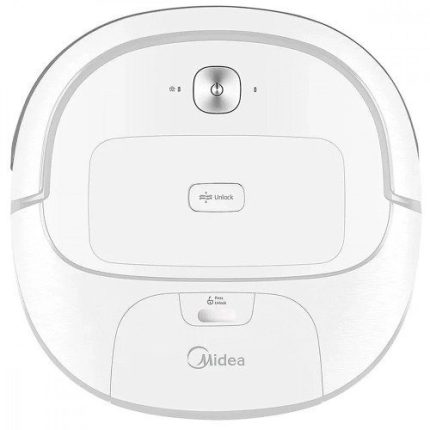 Robô Aspirador de Pó Midea SmartMop 2000 Aspira Passa Pano Varre Bivolt Branco – VRA31BB