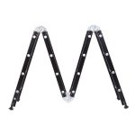 Escada De Aluminio Multifuncion 4x4 16 Degraus Black Edition - Imagem 3